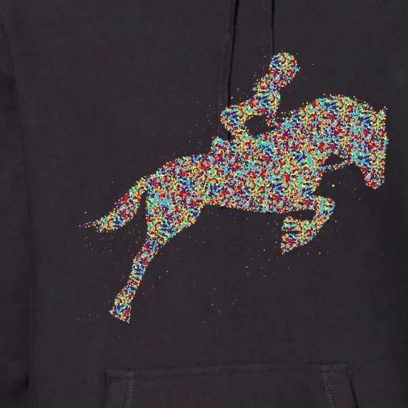 Horse Girl Horseback Riding Premium Hoodie