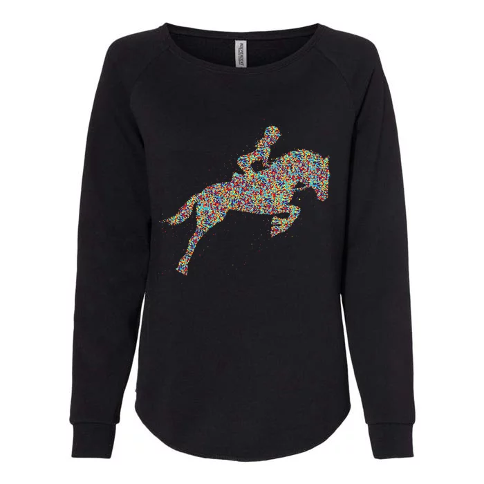 Horse Girl Horseback Riding Womens California Wash Sweatshirt