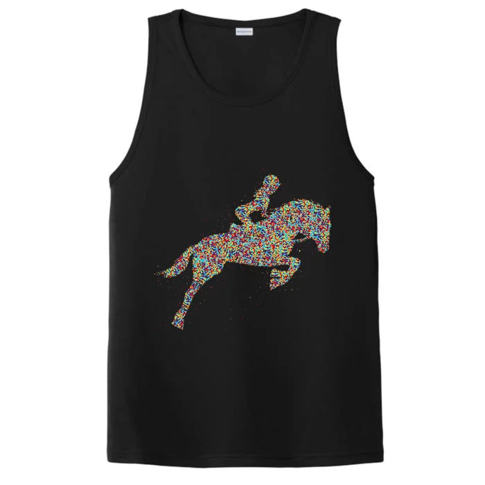 Horse Girl Horseback Riding Performance Tank