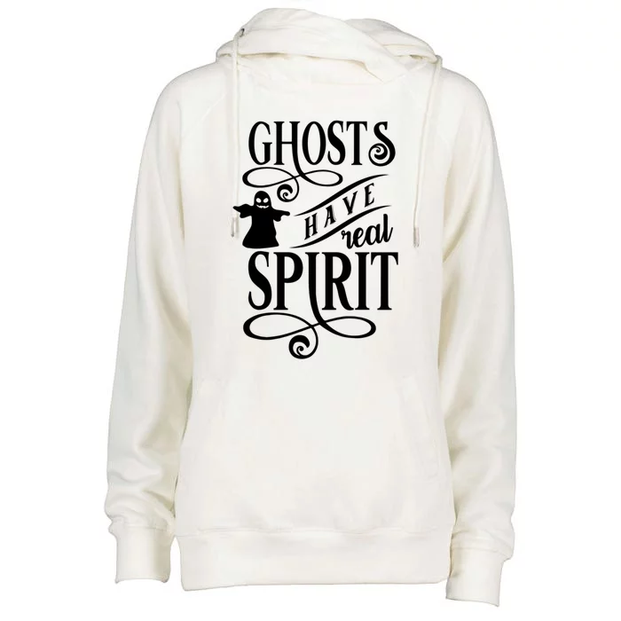 Halloween Ghosts Have Real Spirit October 31 Cool Gift Womens Funnel Neck Pullover Hood