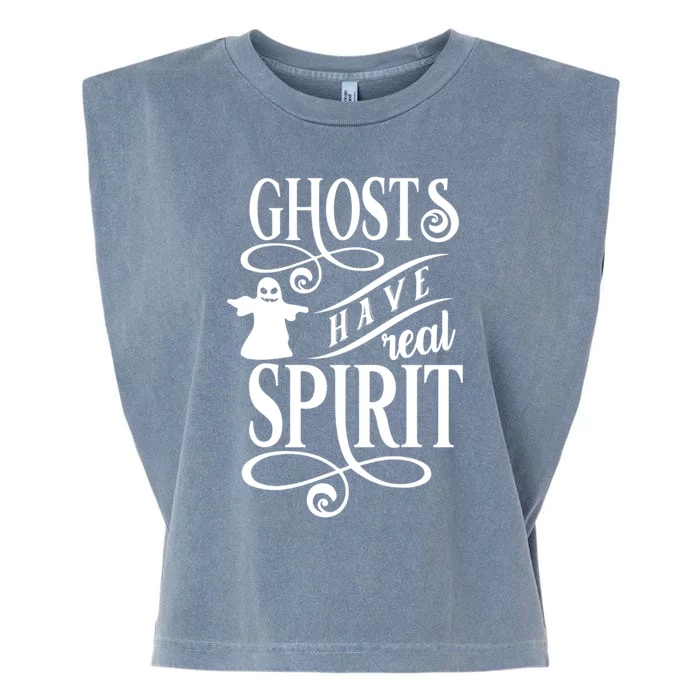 Halloween Ghosts Have Real Spirit October 31 Cool Gift Garment-Dyed Women's Muscle Tee