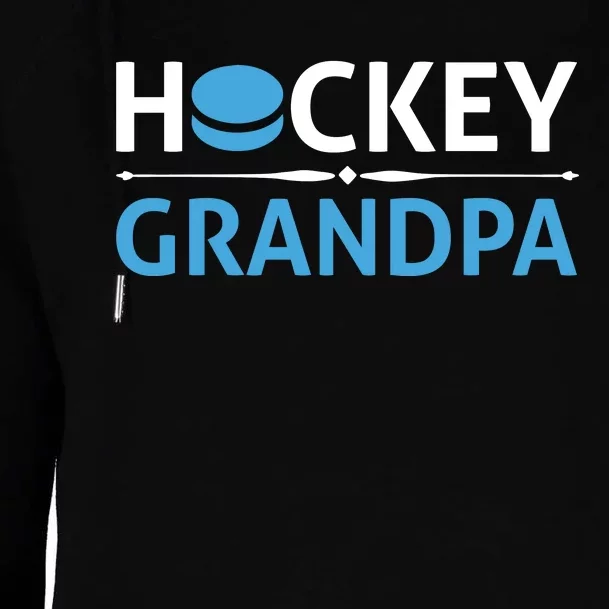 Hockey Grandpa Womens Funnel Neck Pullover Hood