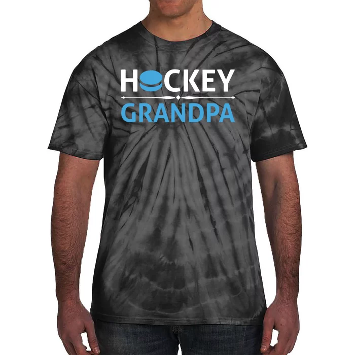 Hockey Grandpa Tie-Dye T-Shirt