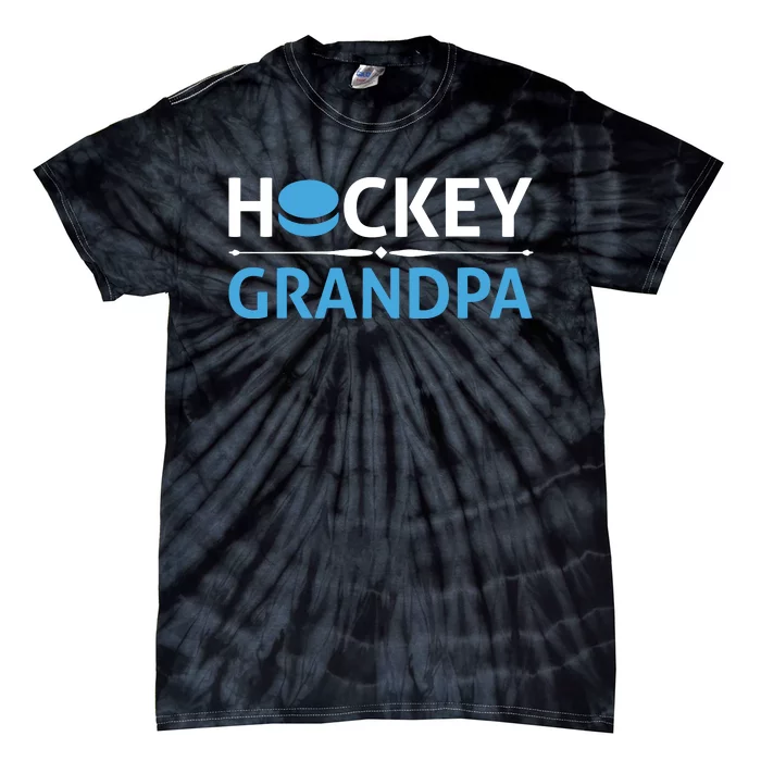 Hockey Grandpa Tie-Dye T-Shirt