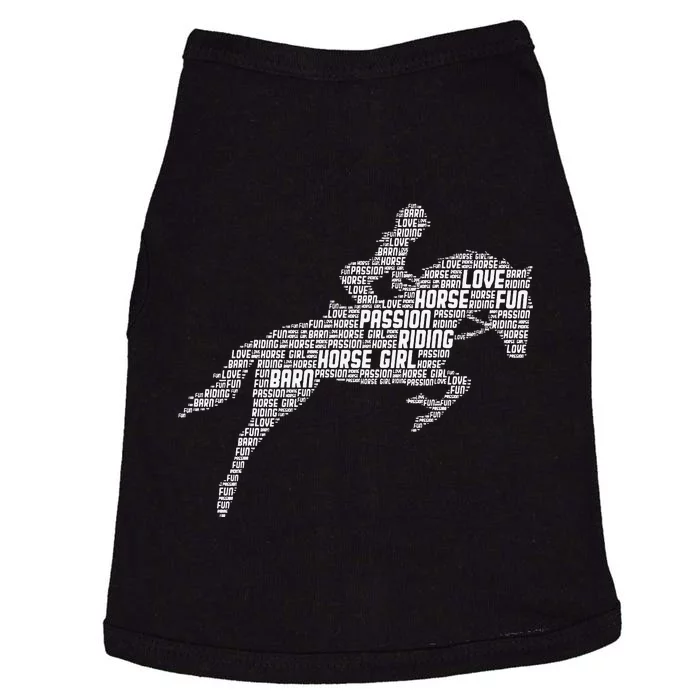 Horse Girl Horseback Riding Women Doggie Tank