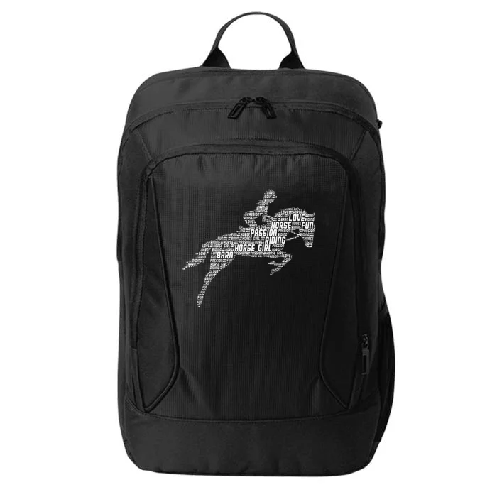 Horse Girl Horseback Riding Women City Backpack