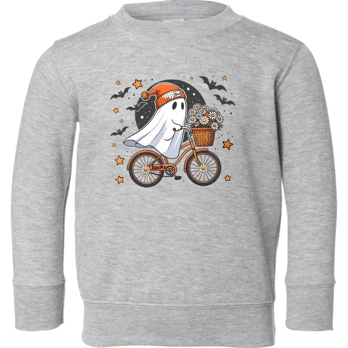 Halloween Ghost Toddler Sweatshirt