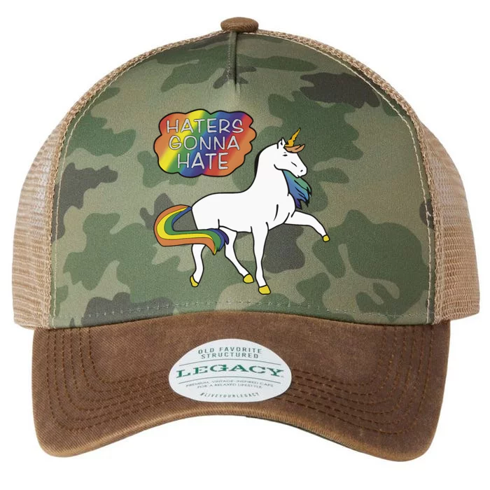 Haters Gonna Hate Unicorn Meme Legacy Tie Dye Trucker Hat