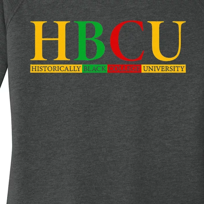 HBCU Grad History Historical Black College Graduate Women's Perfect Tri Tunic Long Sleeve Shirt