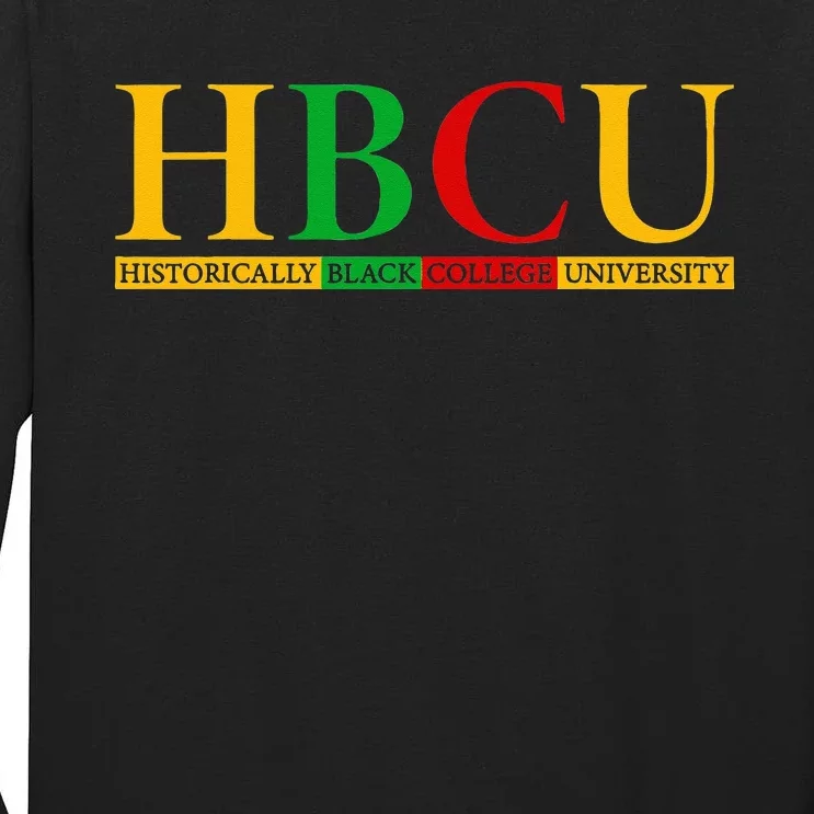 HBCU Grad History Historical Black College Graduate Tall Long Sleeve T-Shirt