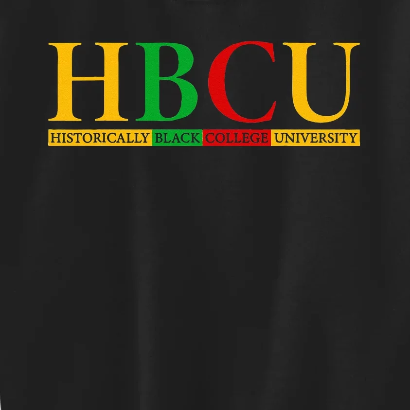 HBCU Grad History Historical Black College Graduate Kids Sweatshirt