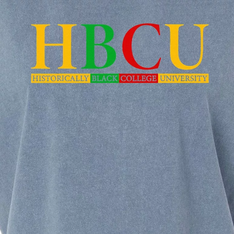 HBCU Grad History Historical Black College Graduate Garment-Dyed Women's Muscle Tee