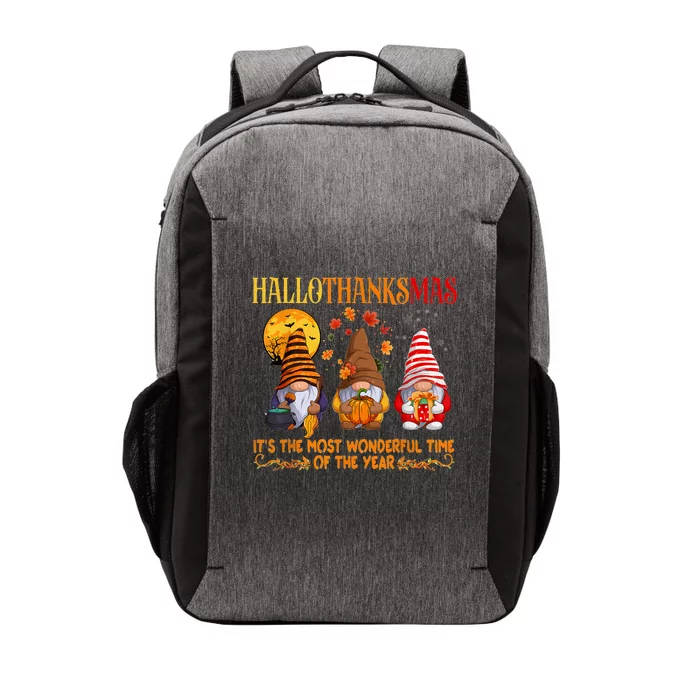 Hallothanksmas Gnome It’S Most The Wonderful Time Of The Year Vector Backpack