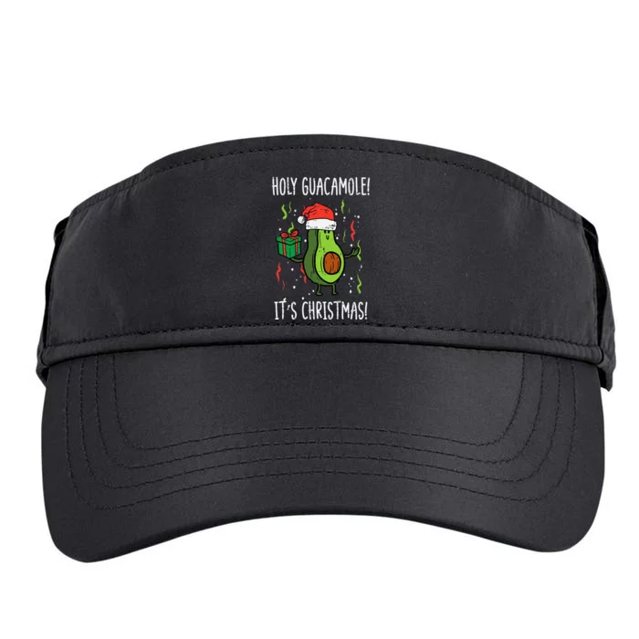 Holy Guacamole Its Christmas Avocado Xmas Adult Drive Performance Visor