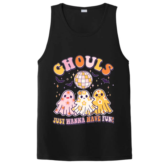 Halloween Ghouls Just Wanna Have Fun Performance Tank