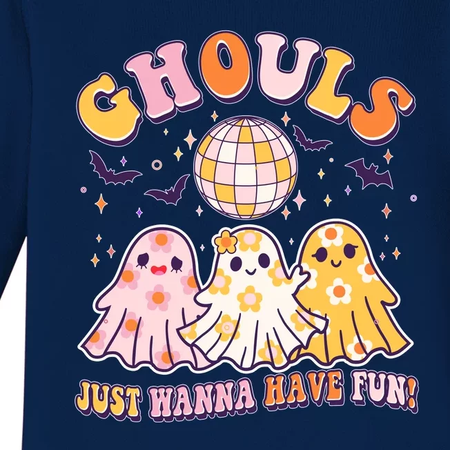 Halloween Ghouls Just Wanna Have Fun Baby Long Sleeve Bodysuit