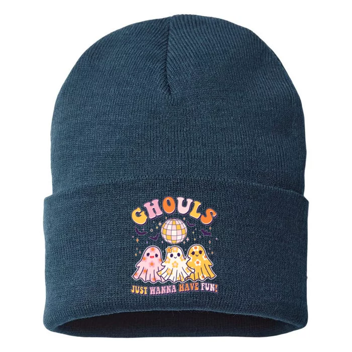 Halloween Ghouls Just Wanna Have Fun Sustainable Knit Beanie