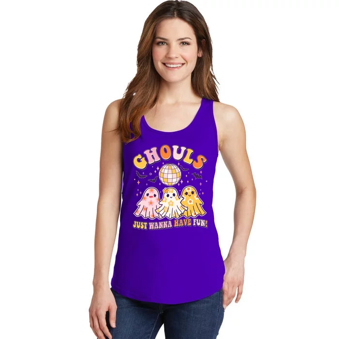 Halloween Ghouls Just Wanna Have Fun Ladies Essential Tank