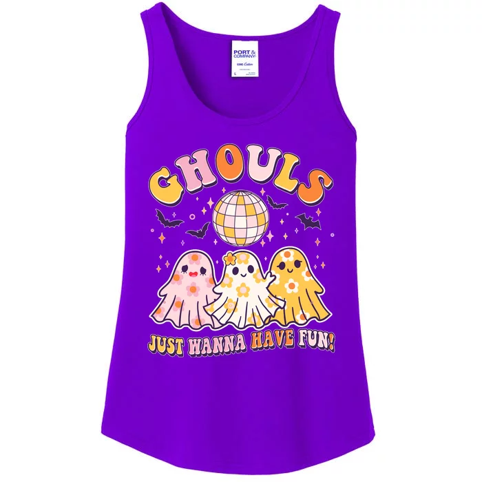 Halloween Ghouls Just Wanna Have Fun Ladies Essential Tank