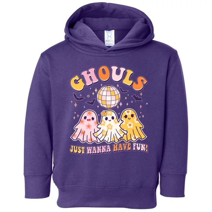 Halloween Ghouls Just Wanna Have Fun Toddler Hoodie