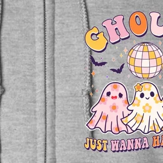 Halloween Ghouls Just Wanna Have Fun Full Zip Hoodie