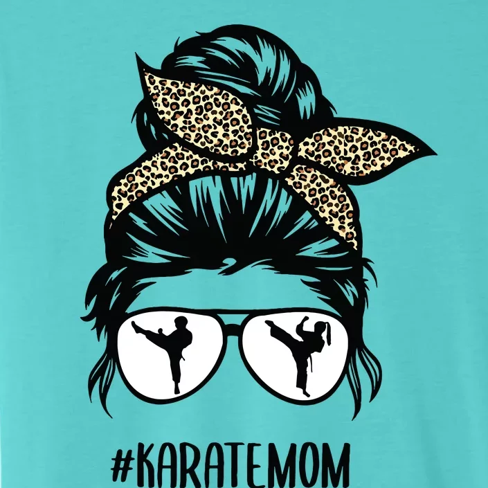 Hair Glasses Karate Mom ChromaSoft Performance T-Shirt