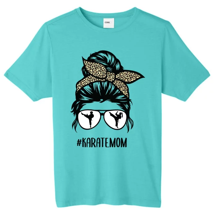 Hair Glasses Karate Mom ChromaSoft Performance T-Shirt