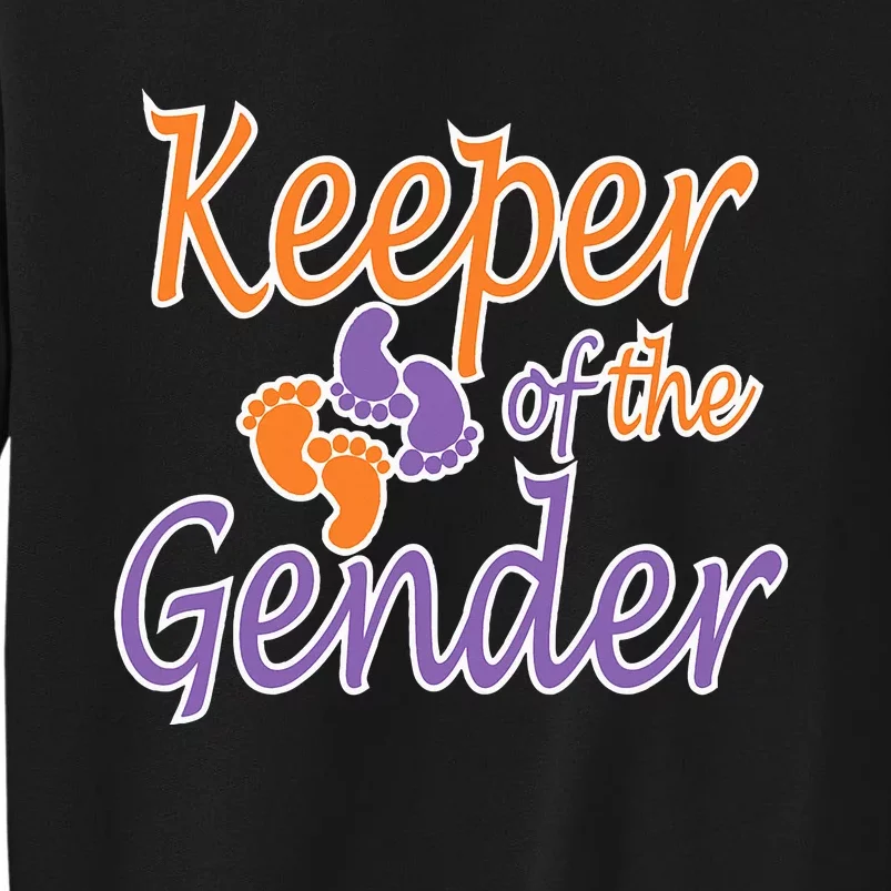 Halloween Gender Keeper Purple & Orange Theme Tall Sweatshirt