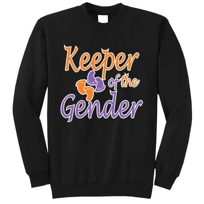 Halloween Gender Keeper Purple & Orange Theme Tall Sweatshirt