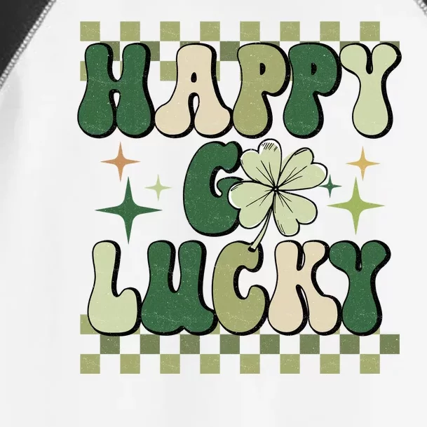 Happy Go Lucky St Patricks Day Toddler Fine Jersey T-Shirt