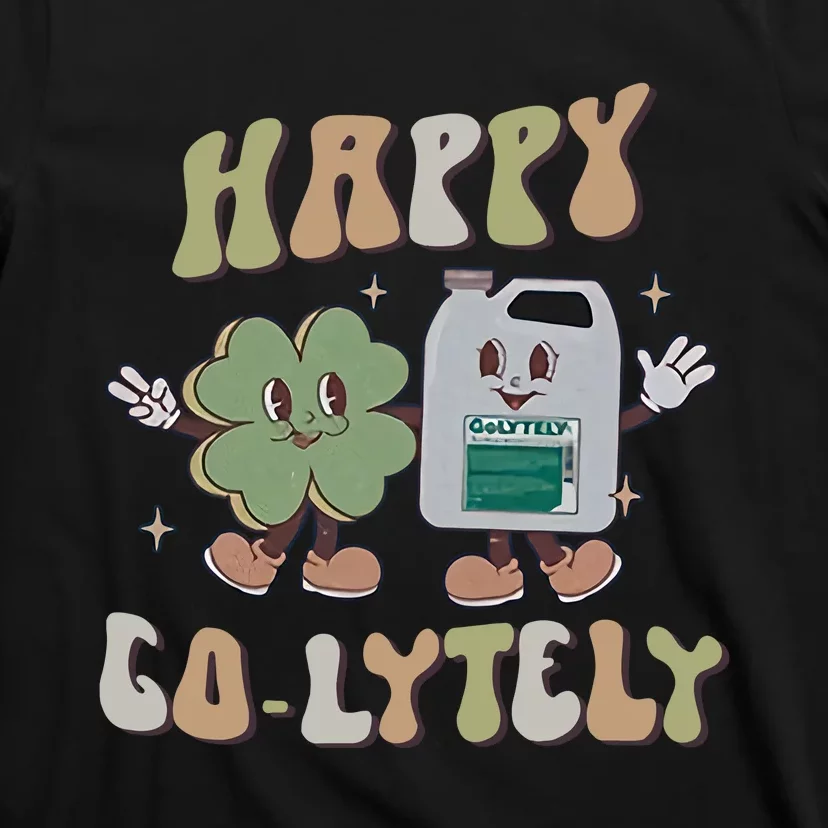 Happy Go Lytely GI Nurse St Patrick's Day Bowel Prep Gastro Endo Nursing Humor T-Shirt