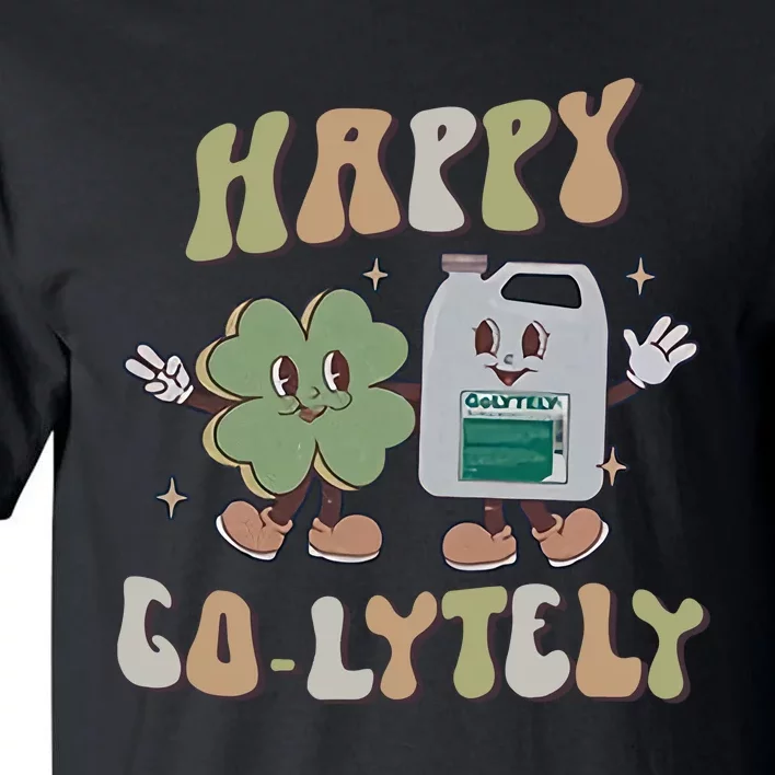 Happy Go Lytely GI Nurse St Patrick's Day Bowel Prep Gastro Endo Nursing Humor Tall T-Shirt