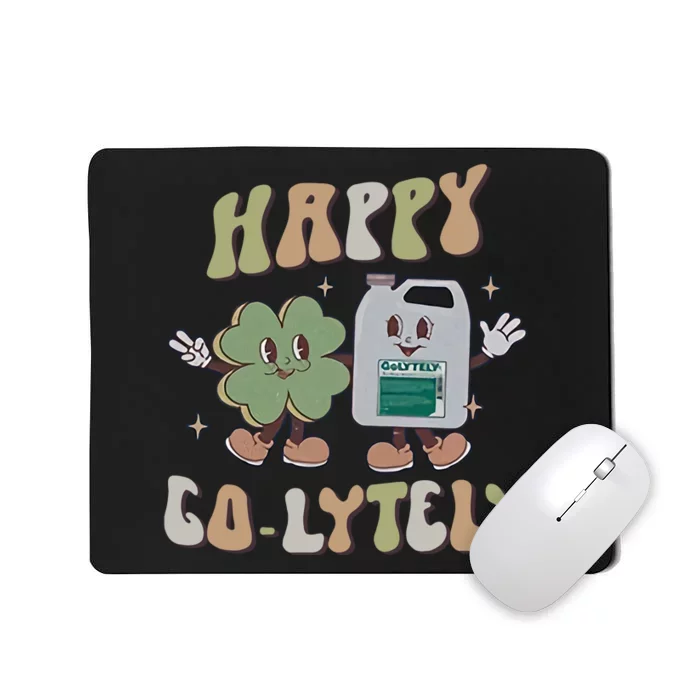 Happy Go Lytely GI Nurse St Patrick's Day Bowel Prep Gastro Endo Nursing Humor Mousepad