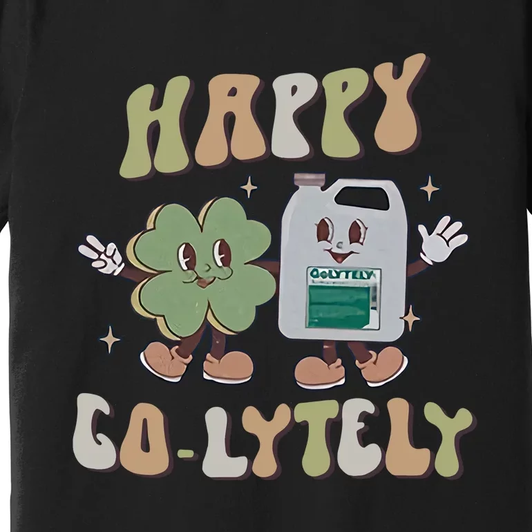 Happy Go Lytely GI Nurse St Patrick's Day Bowel Prep Gastro Endo Nursing Humor Premium T-Shirt