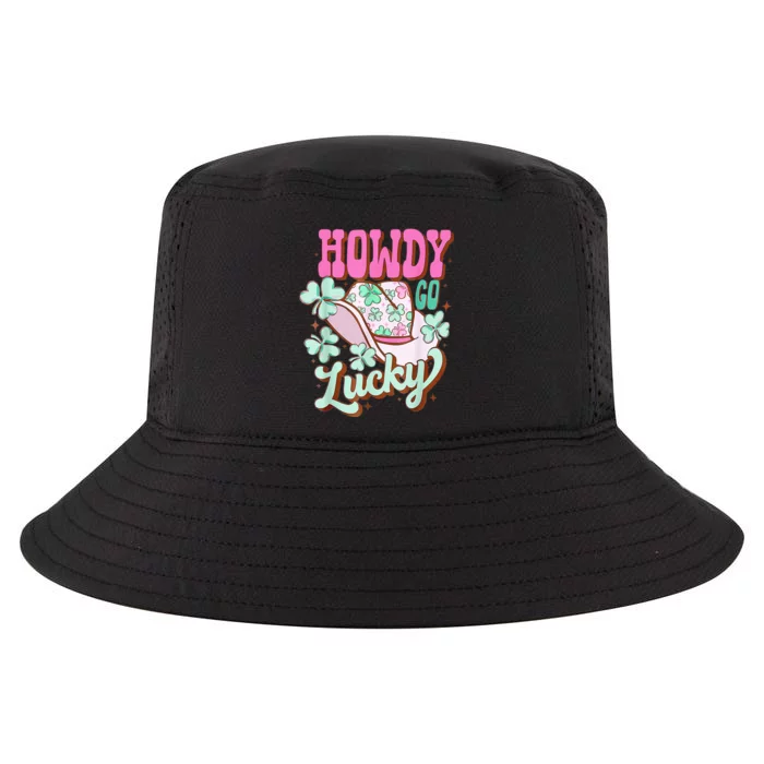 Howdy Go Lucky Cow Western St Patricks Day Irish Cool Comfort Performance Bucket Hat