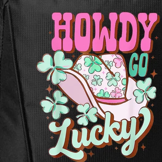 Howdy Go Lucky Cow Western St Patricks Day Irish City Backpack