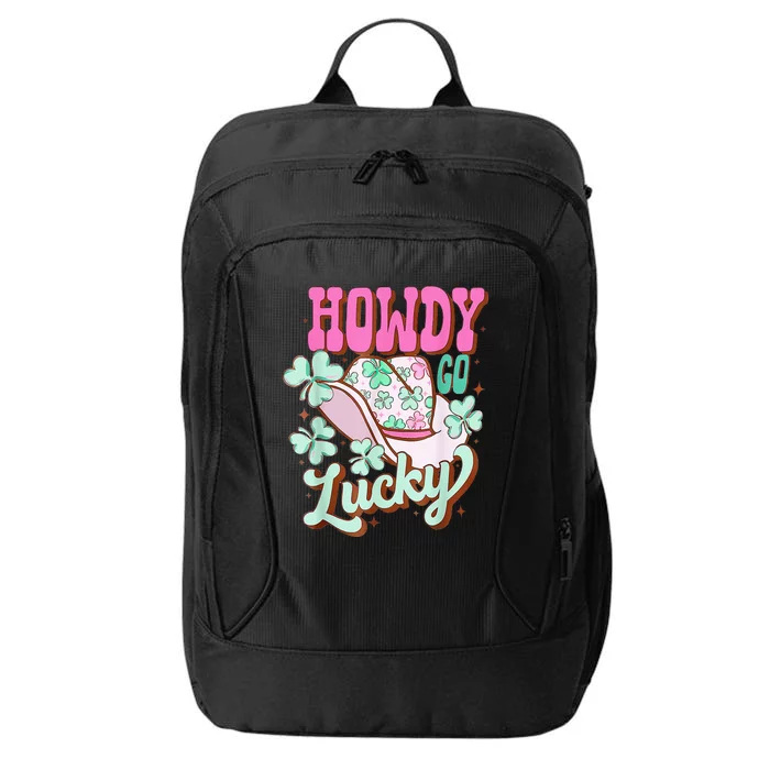 Howdy Go Lucky Cow Western St Patricks Day Irish City Backpack