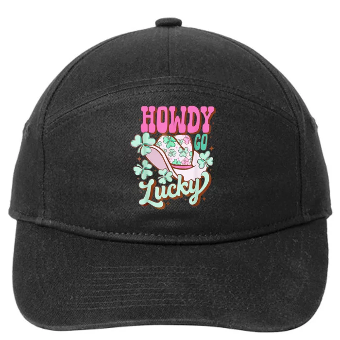 Howdy Go Lucky Cow Western St Patricks Day Irish 7-Panel Snapback Hat