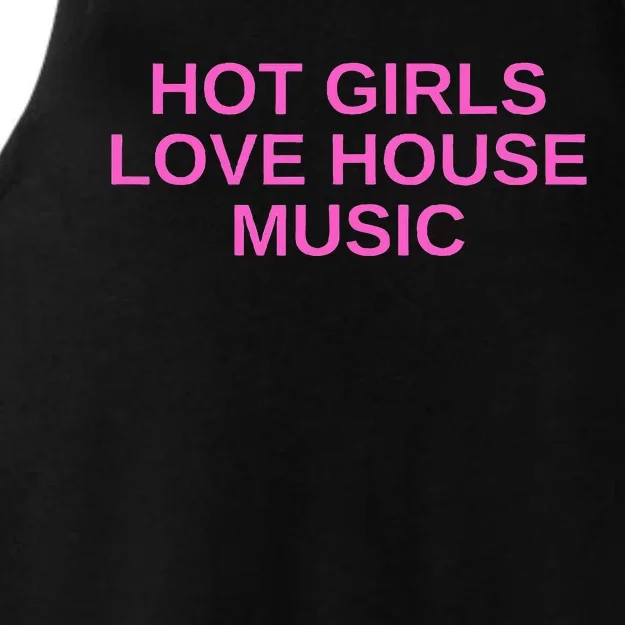 Hot G.I.R.L.S Love House Music Dj Techno Rave Edm Concert Slay Ladies Tri-Blend Wicking Tank