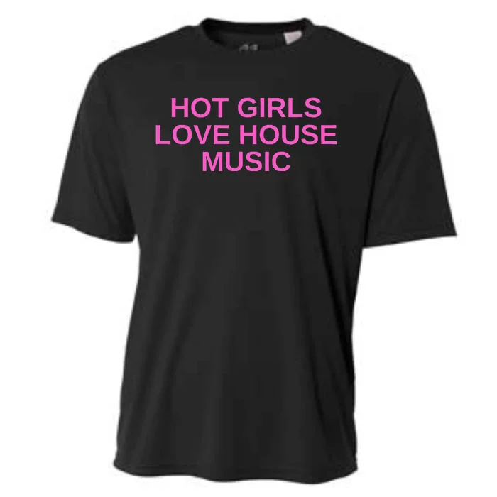 Hot G.I.R.L.S Love House Music Dj Techno Rave Edm Concert Slay Cooling Performance Crew T-Shirt