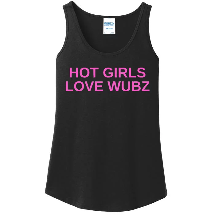 Hot G.I.R.L.S Love Wubz Dj Techno Rave House Music Funny Slay Ladies Essential Tank