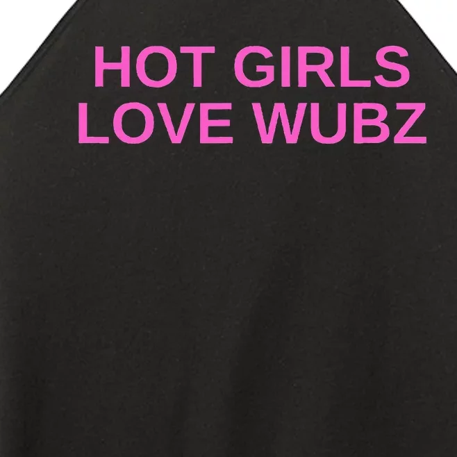 Hot G.I.R.L.S Love Wubz Dj Techno Rave House Music Funny Slay Women’s Perfect Tri Rocker Tank