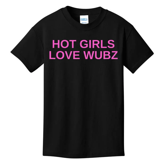 Hot G.I.R.L.S Love Wubz Dj Techno Rave House Music Funny Slay Kids T-Shirt