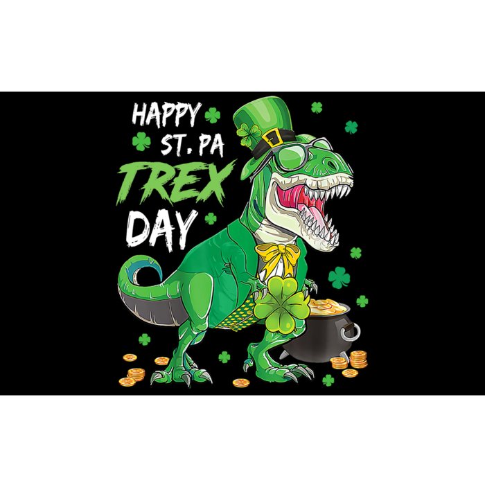 Happy Pat Rex Day Dinosaur T Rex St Patrick's Day Boys Kids Bumper Sticker