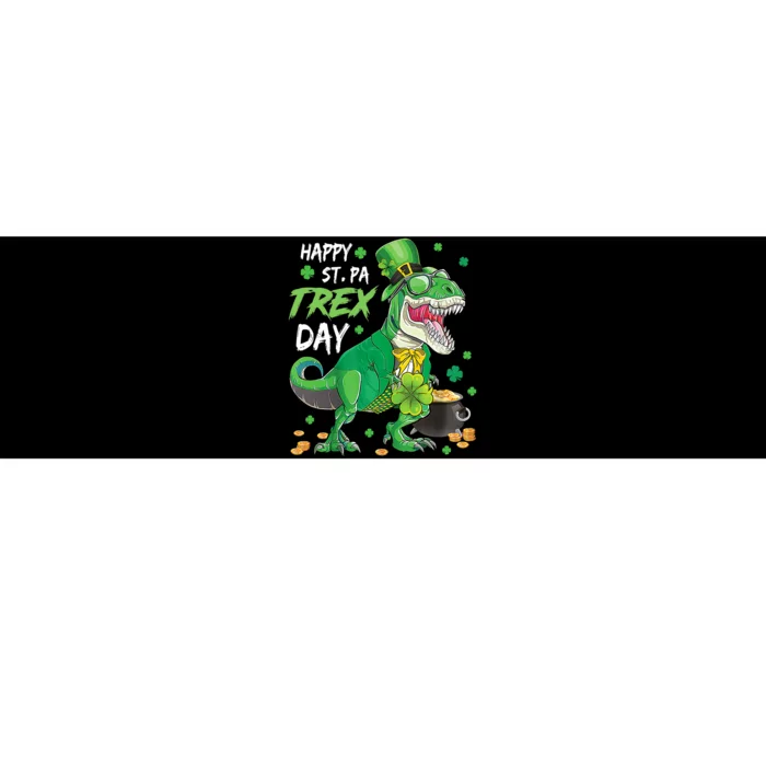 Happy Pat Rex Day Dinosaur T Rex St Patrick's Day Boys Kids Bumper Sticker