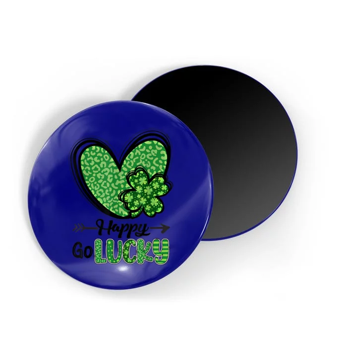 Happy Go Lucky Irish Shamrock St Patrick's Day Gift Magnet