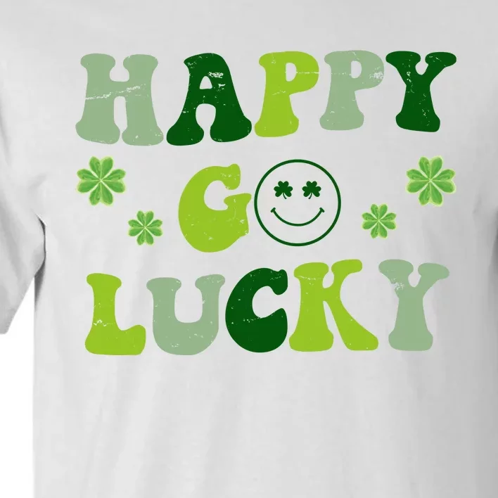 Happy Go Lucky Retro Hippie St Patrick's Day Tall T-Shirt