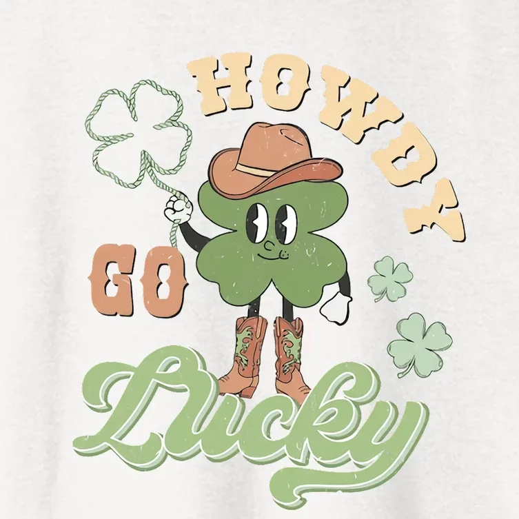 Howdy Go Lucky Women's Crop Top Tee