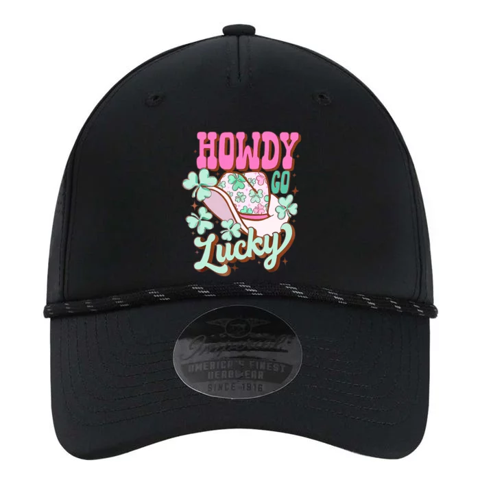 Howdy Go Lucky Cowboy Western St Patricks Day Irish Shamrock Performance The Dyno Cap