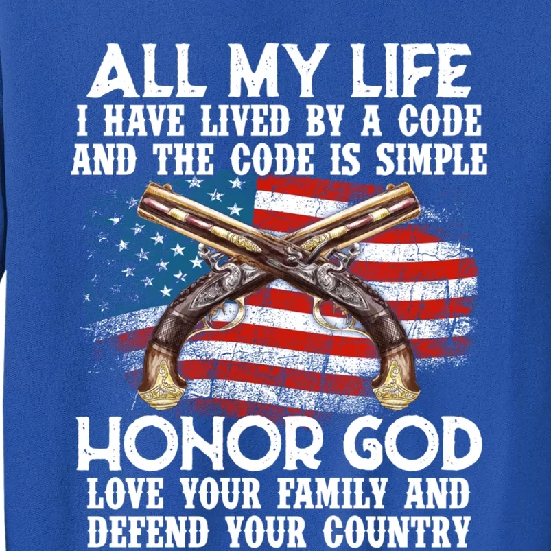 Honor God Love Family Defend Country Military Police Army Funny Gift Sweatshirt